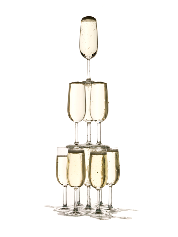 Champagne still-life